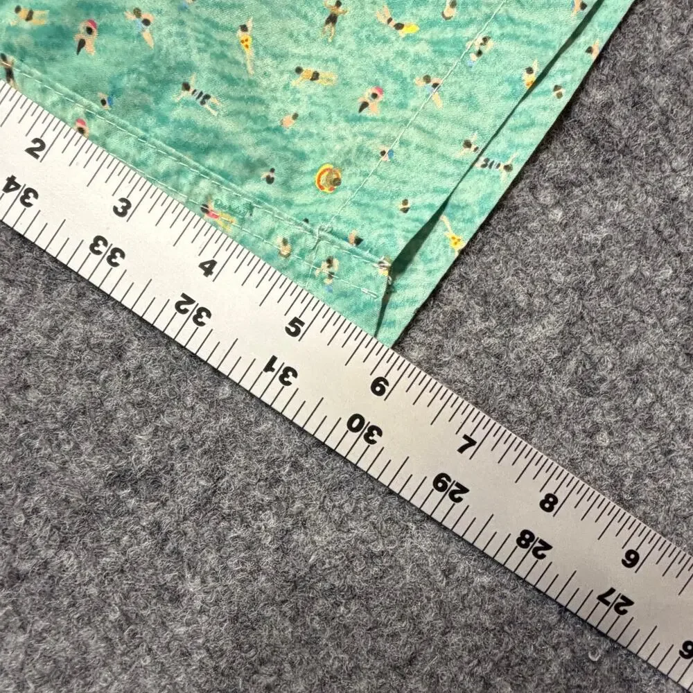 Boardies Apparel Men’s Swim Trunks Mint Green Micro Print Size Medium